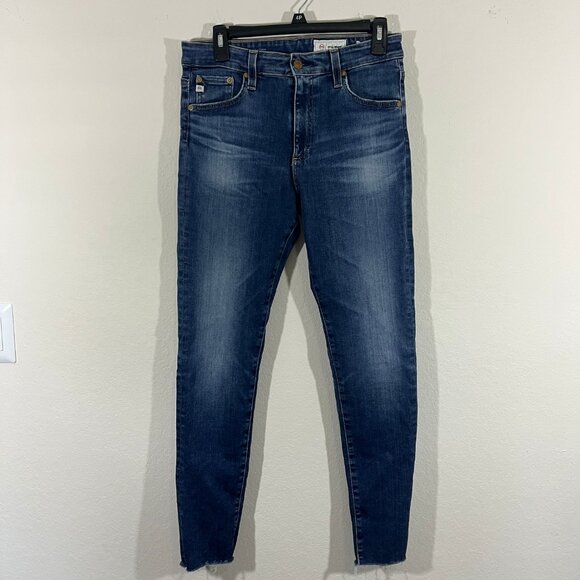 Adriano Goldschmeid Farrah Ankle Dark Wash Skinny Jeans Size 29 Style PW33418 - Picture 2 of 12